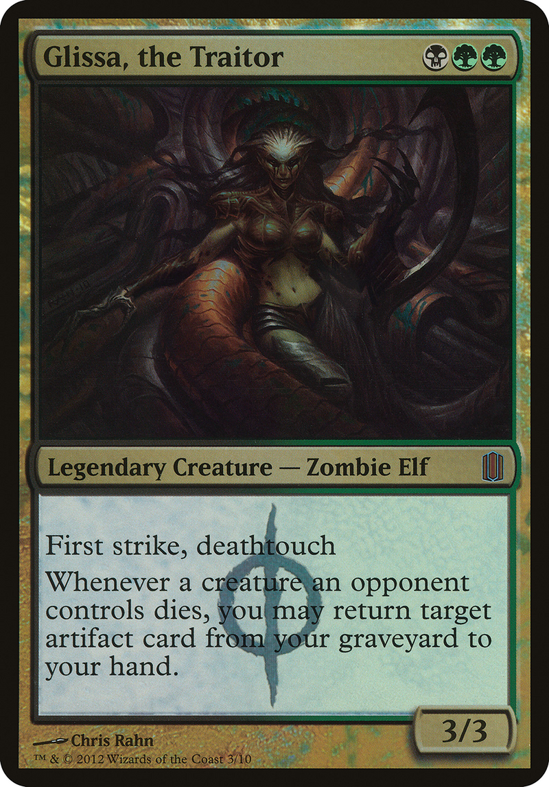 Glissa, the Traitor (OVER-003) - Commander's Arsenal Oversized Foil