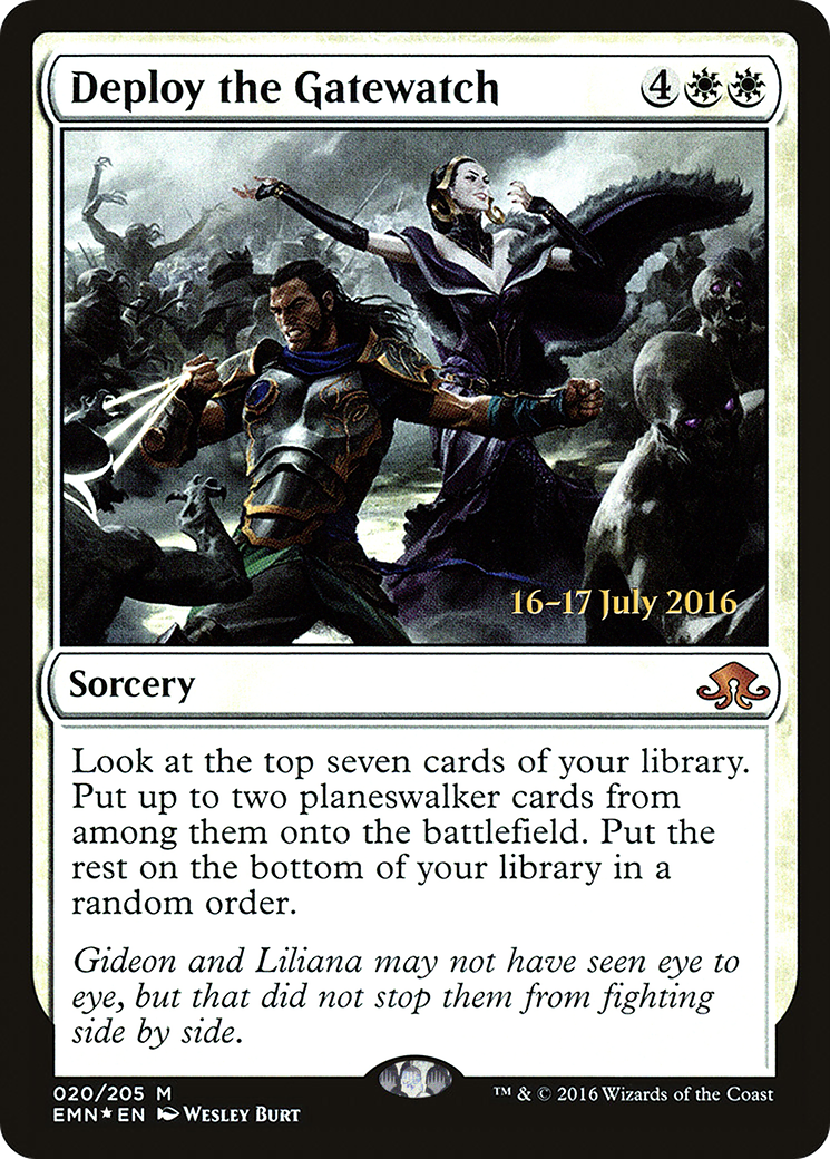 Deploy the Gatewatch (PRE-20S) - Eldritch Moon Promos Foil
