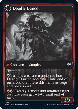 Alluring Suitor // Deadly Dancer (DBL-408) - Innistrad: Double Feature: (Double Faced Transform)