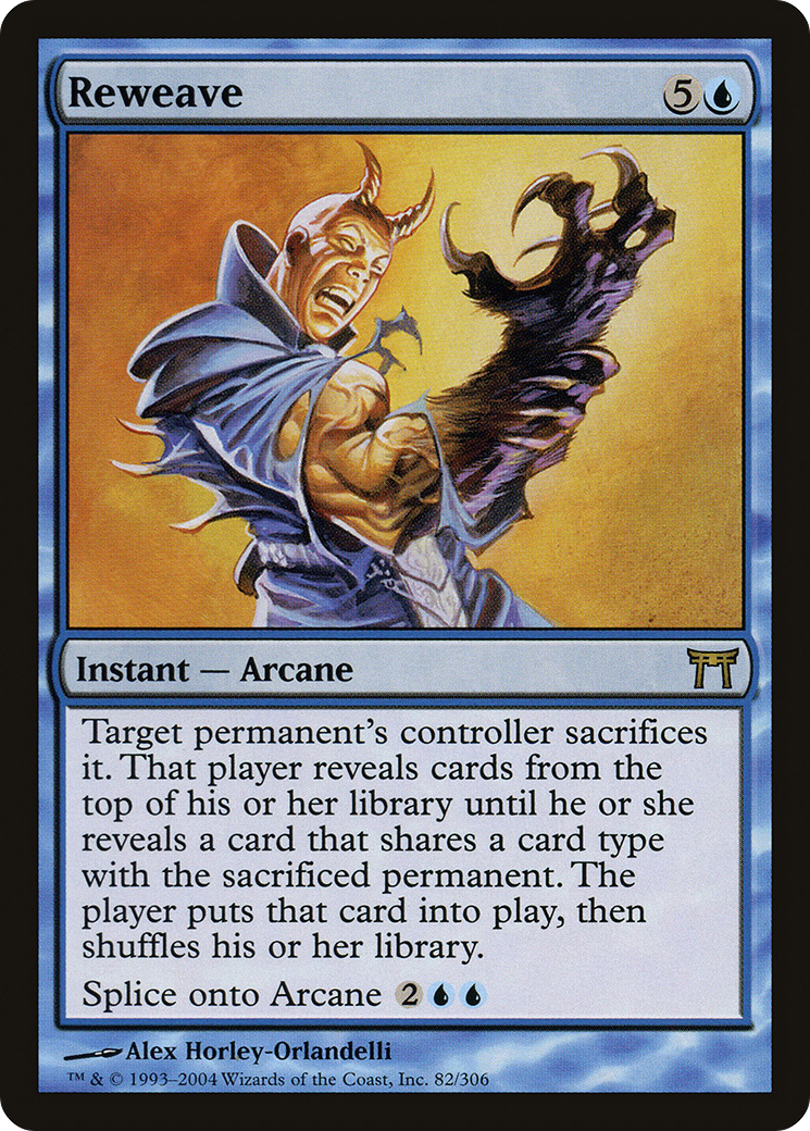 Reweave (CHK-082) - Champions of Kamigawa