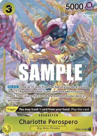Charlotte Perospero (Alternate Art) (OP03-113) - Pillars of Strength Foil