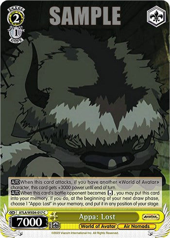 Appa: Lost (ATLA/WX04-017 C) - Avatar: The Last Airbender