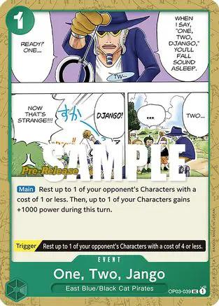 One, Two, Jango (OP03-039) - Pillars of Strength Pre-Release Cards