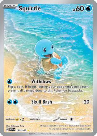 Squirtle 170/165 - SV Scarlet & Violet 151 Holofoil