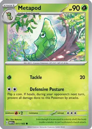 Metapod 011/165 - SV Scarlet & Violet 151