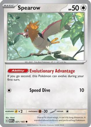 Spearow 021/165 - SV Scarlet & Violet 151 Reverse Holofoil