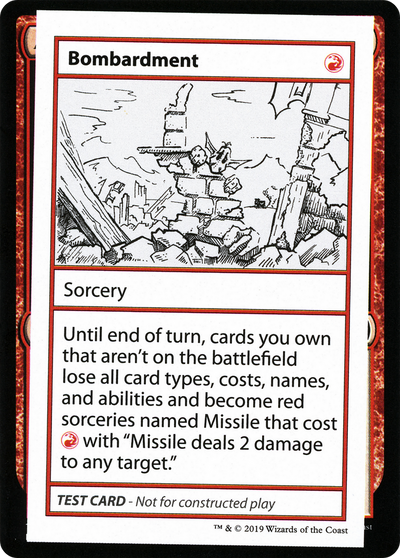 Bombardment (CMB1-) - Mystery Booster Playtest Cards 2021