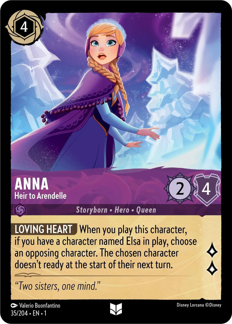 Anna - Heir to Arendelle (35/204) - The First Chapter Cold Foil