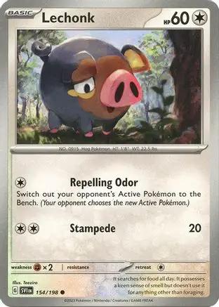 Lechonk (Holo) 154/198 - Deck Exclusives Holofoil