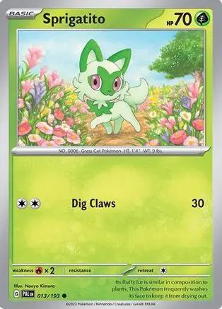 Sprigatito (Summer 2023 Collector Chest) 013/193 - Miscellaneous Cards & Products Holofoil