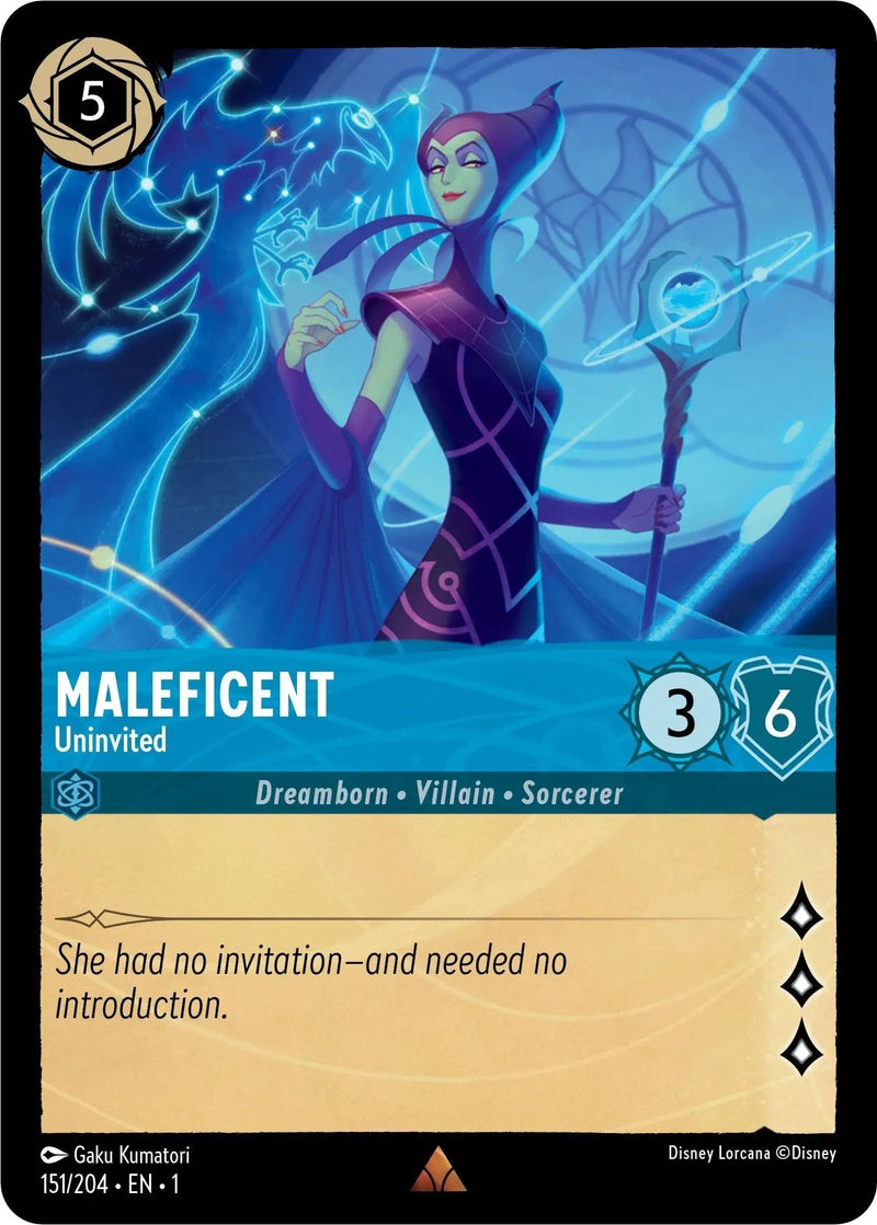 Maleficent - Uninvited (151/204) - The First Chapter Cold Foil