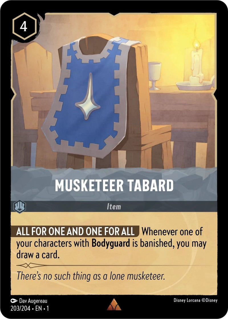 Musketeer Tabard (203/204) - The First Chapter Cold Foil
