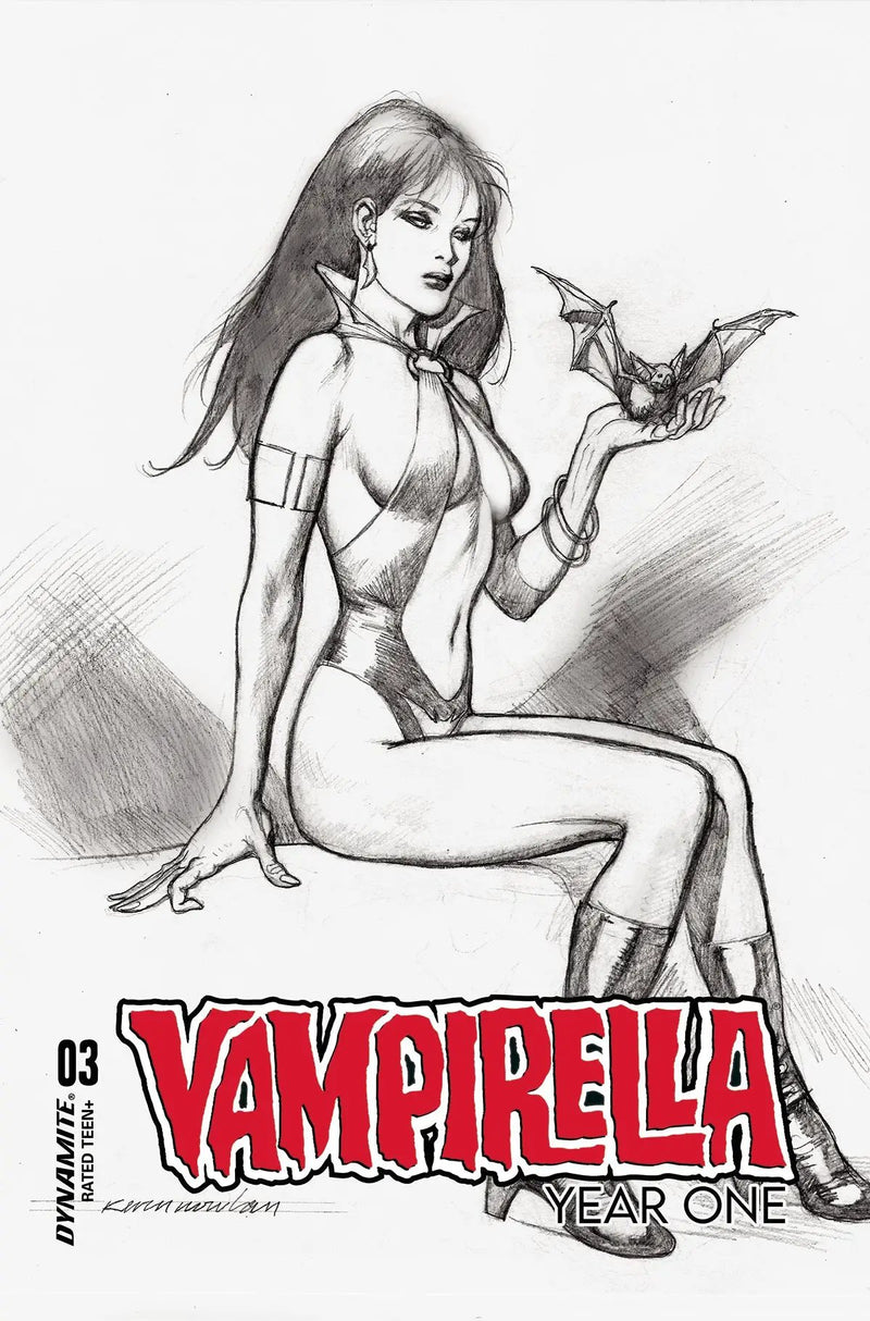 Vampirella Year One #3 F 1:10 Kevin Nowlan Pencils Original Variant (09/28/2022) Dynamite