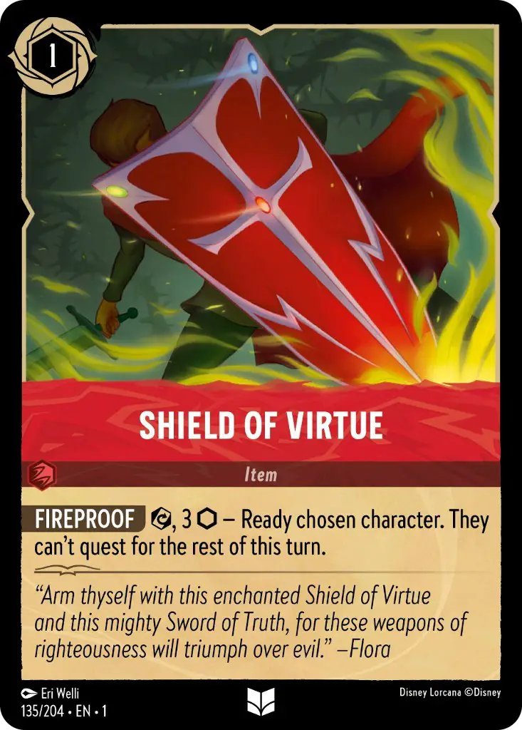 Shield of Virtue (135/204) - The First Chapter Cold Foil