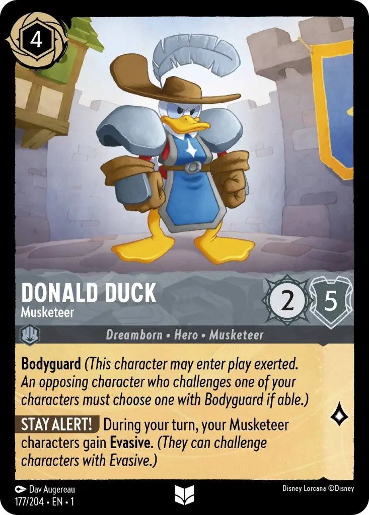 Donald Duck - Musketeer (177/204) - The First Chapter Cold Foil
