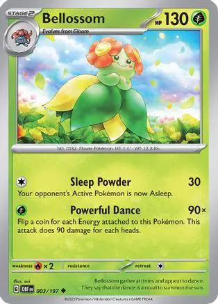 Bellossom 003/197 - SV03 Obsidian Flames Reverse Holofoil