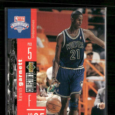 1995-96 Collector's Choice 1995 NBA Draft Exchange Kevin Garnett #D5