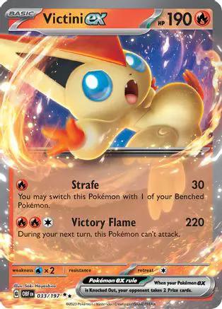 Victini ex 033/197 - SV03 Obsidian Flames Holofoil