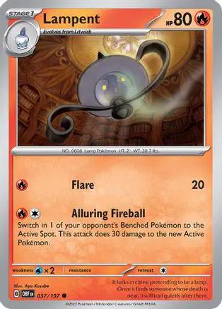 Lampent 037/197 - SV03 Obsidian Flames