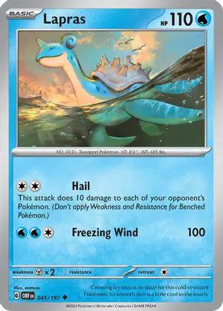 Lapras 045/197 - SV03 Obsidian Flames