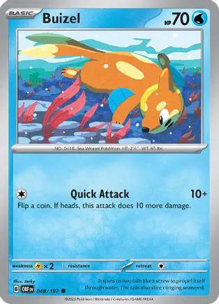 Buizel 048/197 - SV03 Obsidian Flames