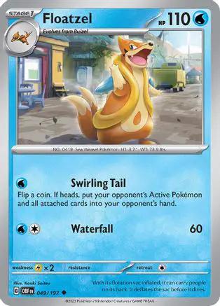 Floatzel 049/197 - SV03 Obsidian Flames