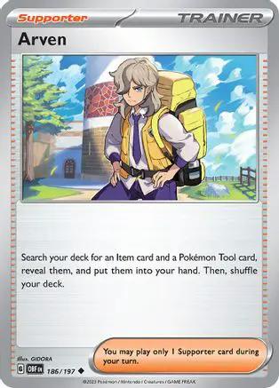 Arven 186/197 - SV03 Obsidian Flames Reverse Holofoil