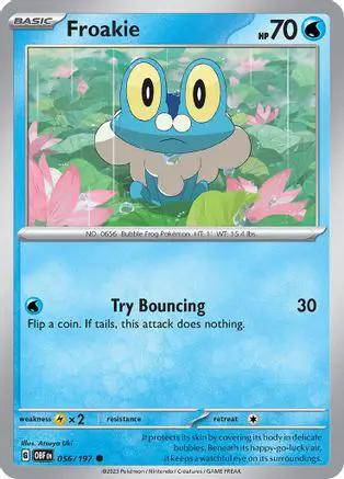 Froakie 056/197 - SV03 Obsidian Flames Reverse Holofoil