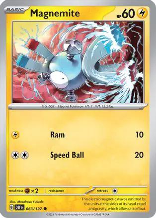 Magnemite 063/197 - SV03 Obsidian Flames