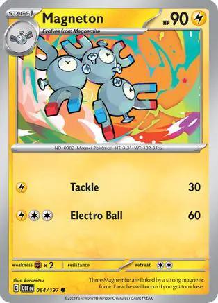 Magneton 064/197 - SV03 Obsidian Flames Reverse Holofoil