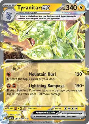 Tyranitar ex 066/197 - SV03 Obsidian Flames Holofoil