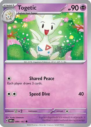 Togetic 084/197 - SV03 Obsidian Flames Reverse Holofoil