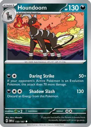 Houndoom 133/197 - SV03 Obsidian Flames Reverse Holofoil