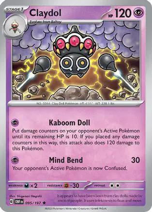 Claydol 095/197 - SV03 Obsidian Flames Holofoil