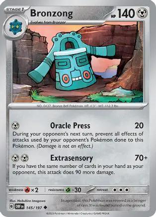 Bronzong 145/197 - SV03 Obsidian Flames