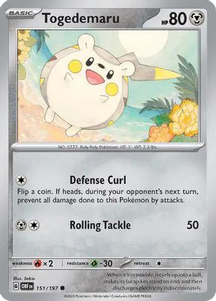 Togedemaru 151/197 - SV03 Obsidian Flames