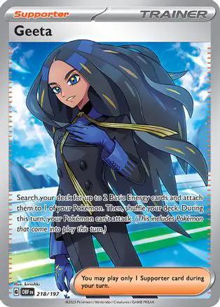 Geeta 218/197 - SV03 Obsidian Flames Holofoil