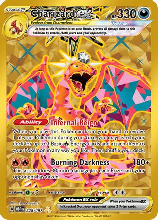 Charizard ex 228/197 - SV03 Obsidian Flames Holofoil