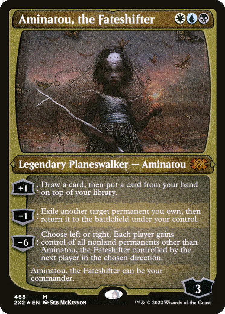 Aminatou, the Fateshifter (2X2-468) - Double Masters 2022 Foil