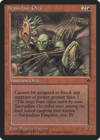 Brassclaw Orcs (FEM-49D) - Fallen Empires