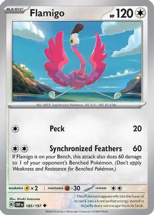 Flamigo 185/197 - SV03 Obsidian Flames Reverse Holofoil