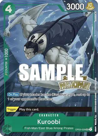 Kuroobi (Online Regional 2023) [Participant] (OP03-026) - One Piece Promotion Cards Foil