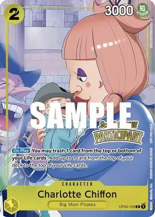 Charlotte Chiffon (Online Regional 2023) [Participant] (OP03-109) - One Piece Promotion Cards Foil