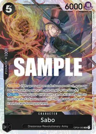 Sabo (OP04-083) - Kingdoms of Intrigue Foil