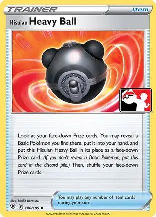 Hisuian Heavy Ball 146/189 - Prize Pack Series Cards Holofoil