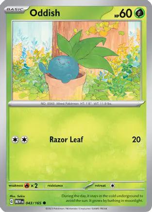 Oddish 043/165 - SV Scarlet & Violet 151