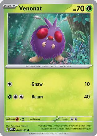 Venonat 048/165 - SV Scarlet & Violet 151 Reverse Holofoil