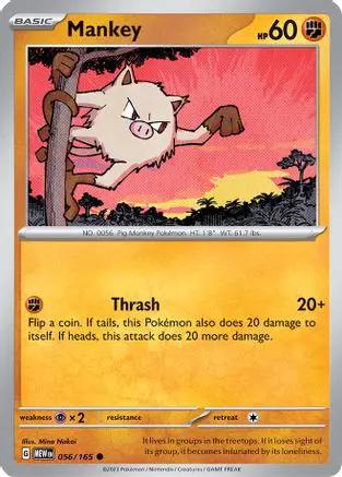 Mankey 056/165 - SV Scarlet & Violet 151