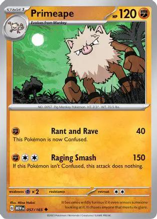 Primeape 057/165 - SV Scarlet & Violet 151