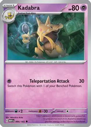 Kadabra 064/165 - SV Scarlet & Violet 151 Reverse Holofoil